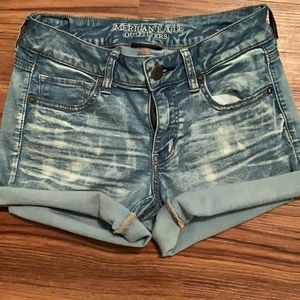 Distressed Jean Shorts